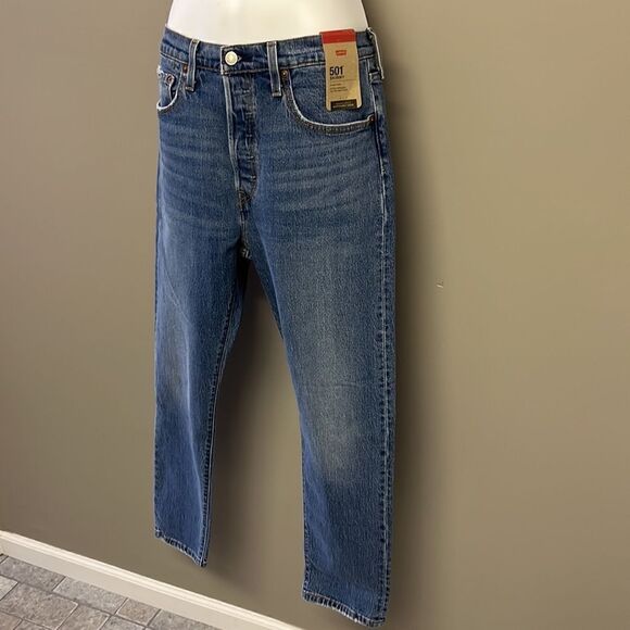 Levi’s Women’s 501 S High-Rise Skinny 5-Pocket Jeans- 31 X 28 - Picture 2 of 16